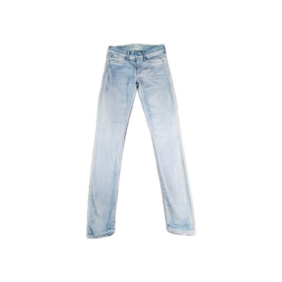 MOTHER Denim - Mother Women Skinny Size 26 Blue Jeans Button Mid Rise Modern C33-12